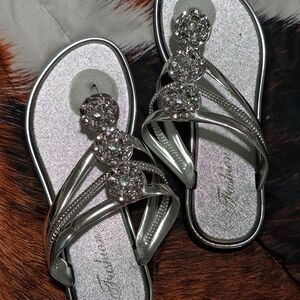 Silver Women's Sandals